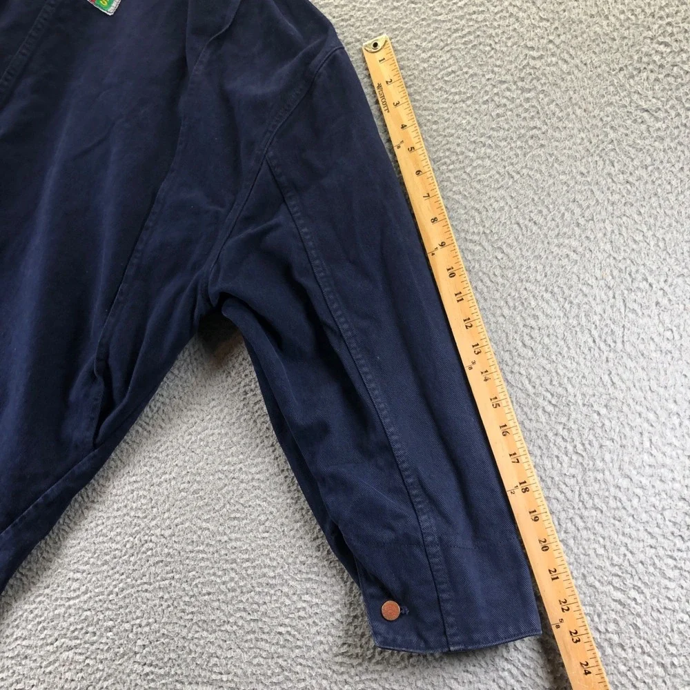 Vtg Cross Colours Jacket Men 2 (31x36) Purple Baggy Oversized Chore 90s Rap Logo